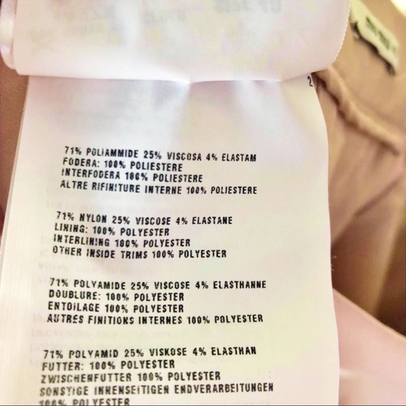 Miu Miu Blush Pink Ruffled Pencil Skirt With Slit - Picture 7 of 7